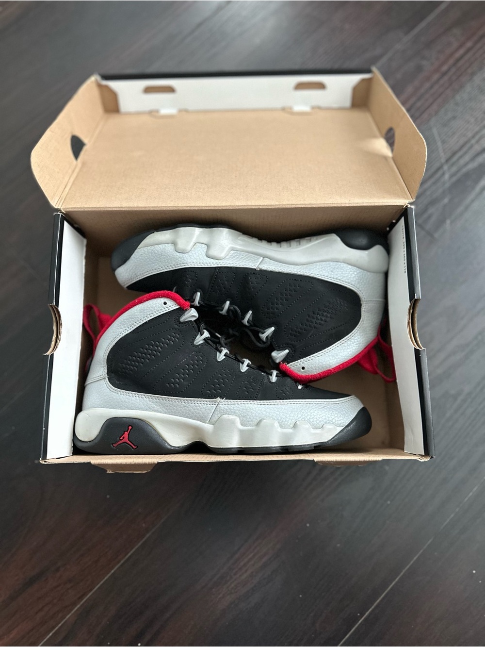Jordan Kids Black, Gray & Red Basketball Sneakers